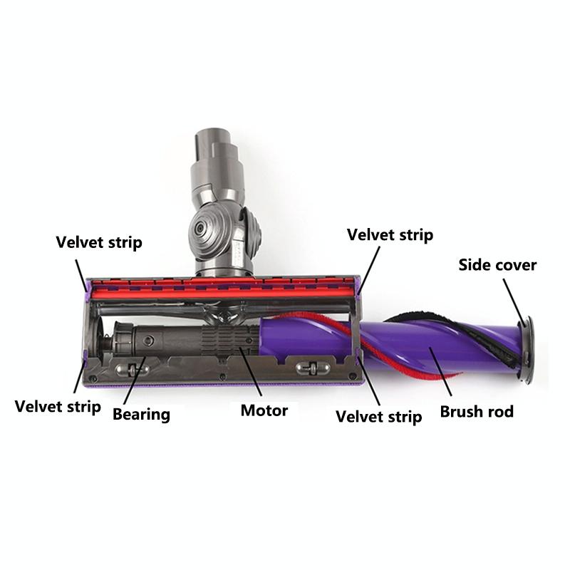 Direct Drive Suction Head for Dyson V8 V10 Vacuum Cleaner - Motor Bearing Parts