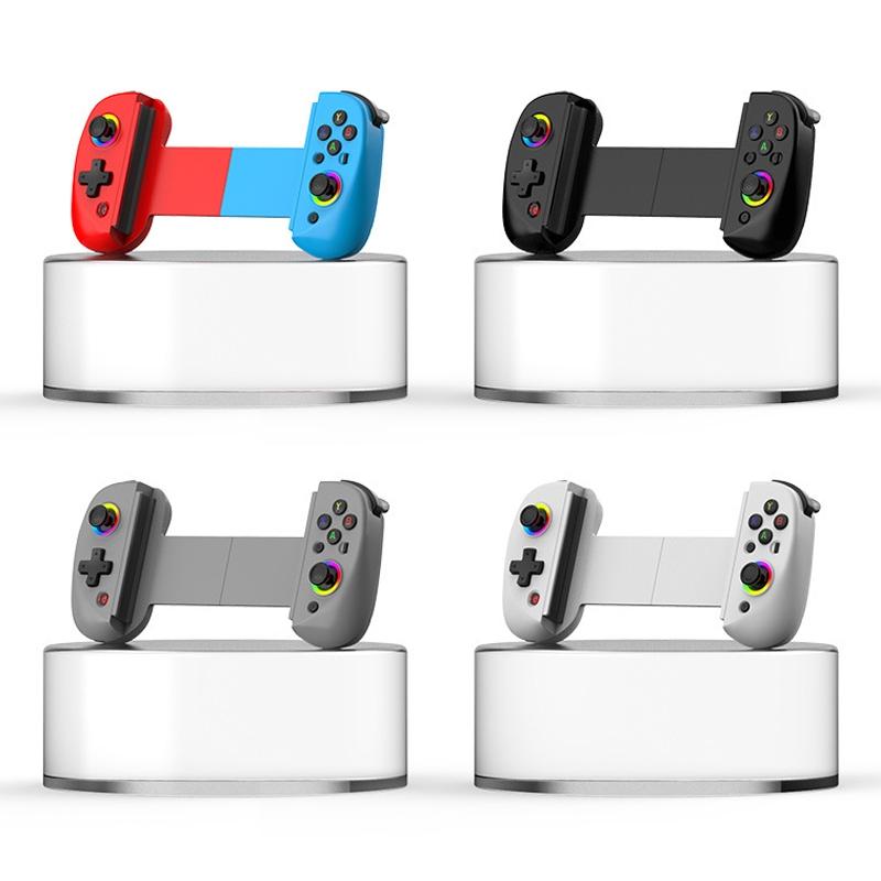 Vibration Grip Wireless Gamepad for Mobile and Pc - Green Blue + Receiver