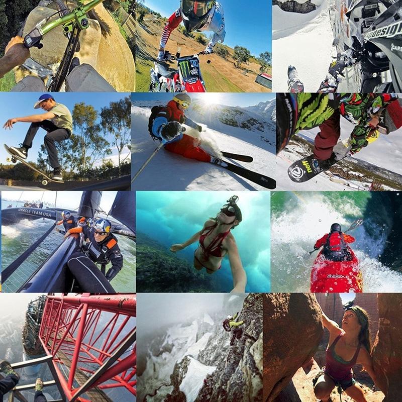 3-way Pivot Arm with Long Screws for Action Cameras - Jaws Flex Clamp Mount for Gopro