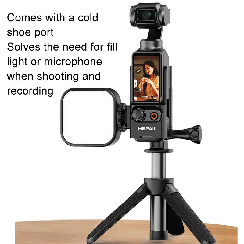 Extended Adapter for Dji Pocket 3 - Protective Bezel with Cold Shoe Bracket