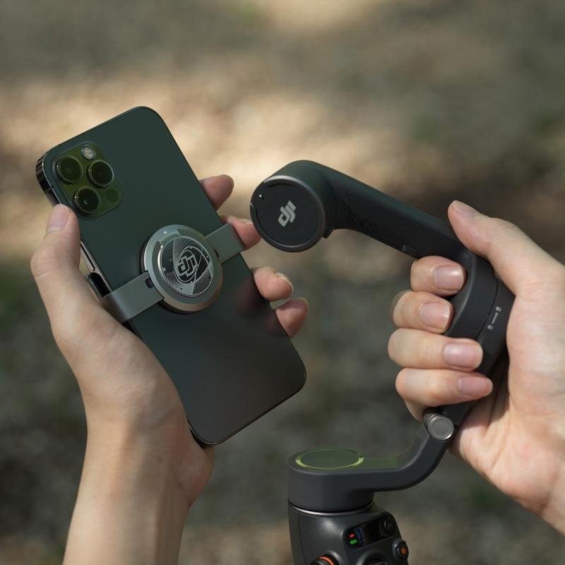 Universal Magnetic Phone Mount for Dji Om - Fits 67-84mm Wide Phones