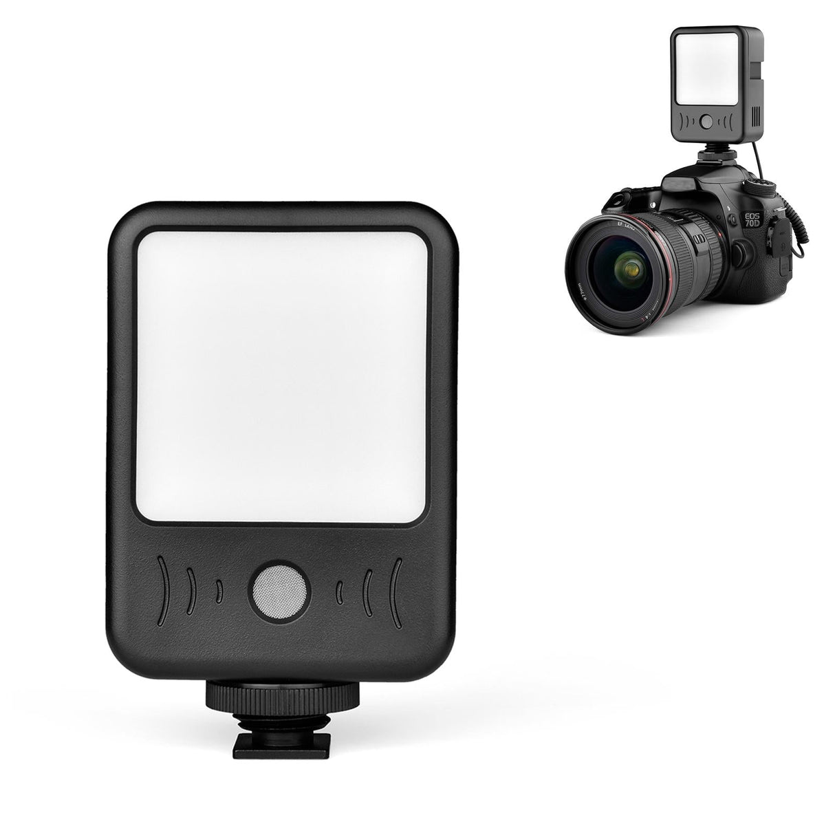 Live Broadcast Microphone Light for Interviews and Recording