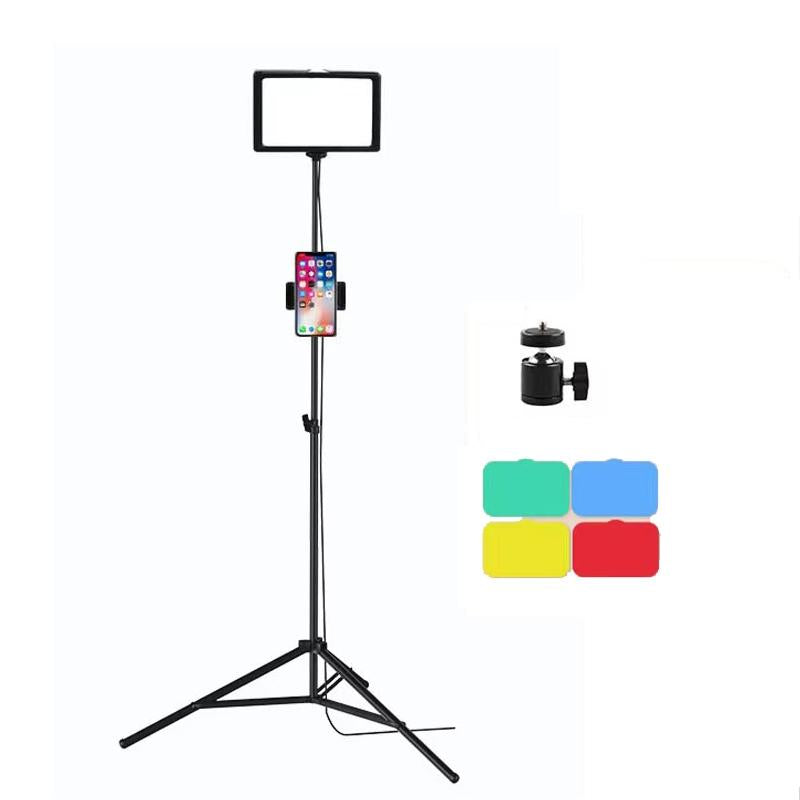 6 Three-colour Temperature Flat-panel Live Fill Light with 2.1m Bracket