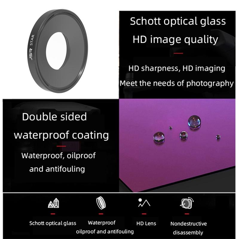 Action 3 Lens Filter for Dji - Compact and Effective