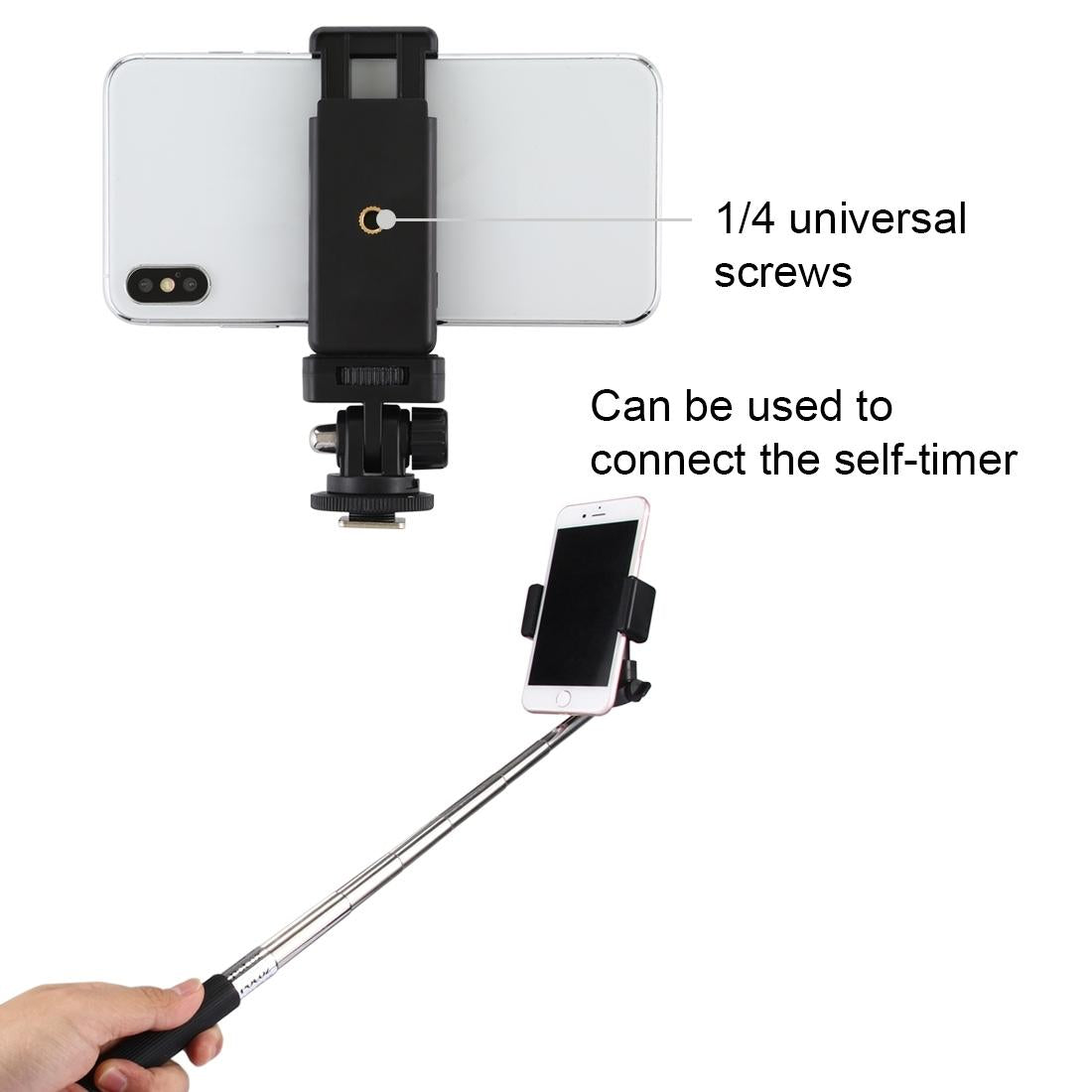 Cold Shoe Tripod with 1 / 4 Screw Thread