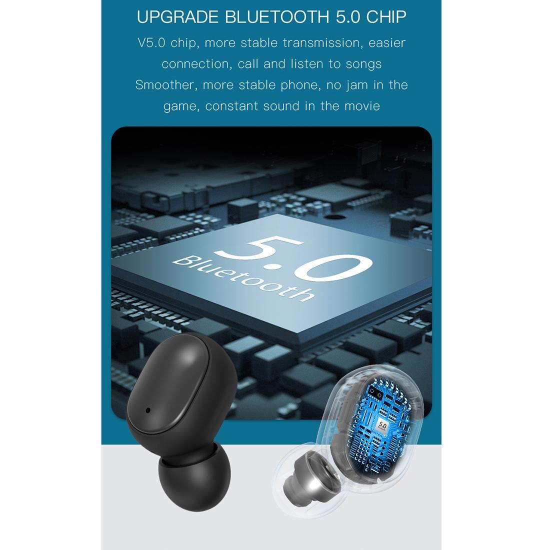 Wireless Bluetooth Earphones with Digital Display & Charging Box - H6 Tws