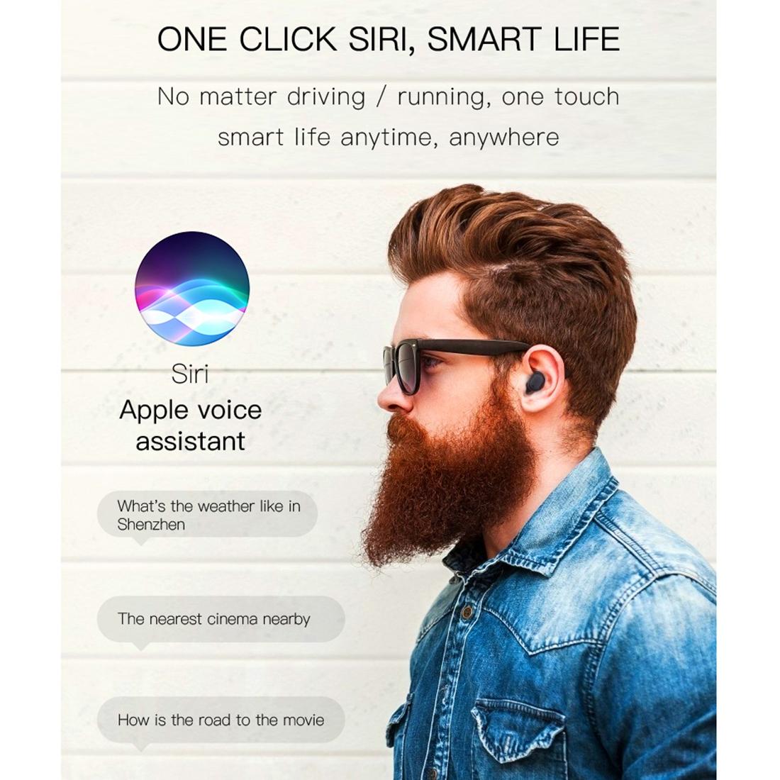 Wireless Bluetooth Earphones with Digital Display & Charging Box - H6 Tws