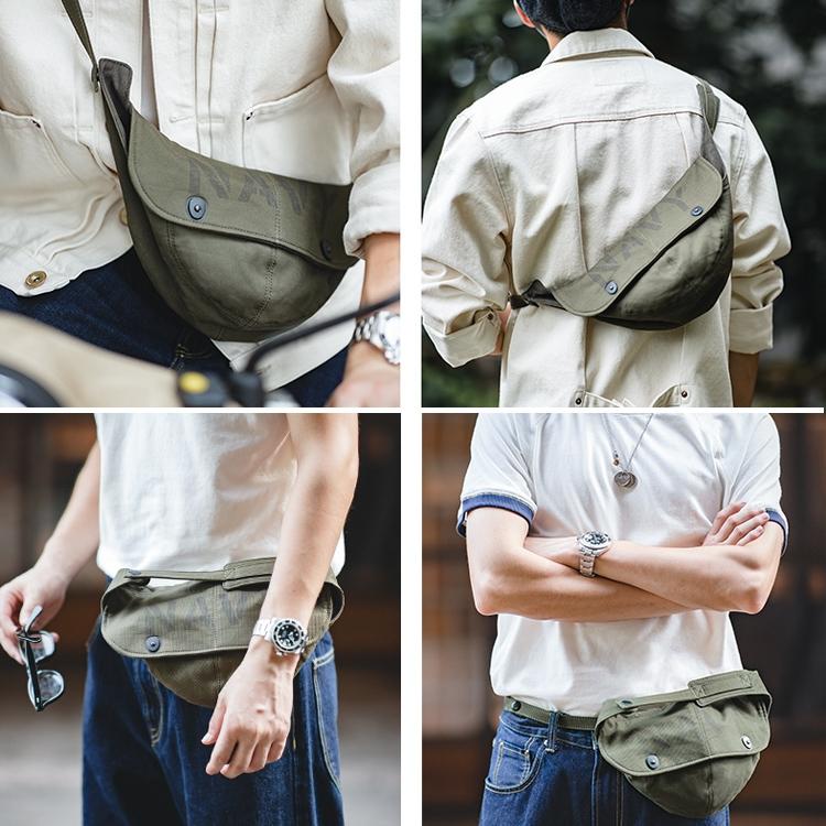 Retro Outdoor Cap Deck Bag Multi Functional & Stylish Letter Print Design