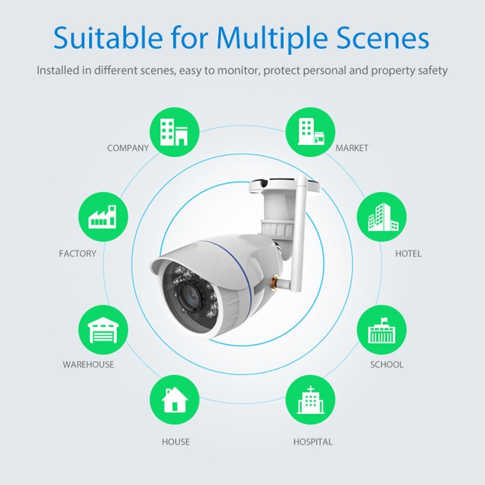 Outdoor Wifi Ip Camera With Night Vision & Remote Control - Waterproof