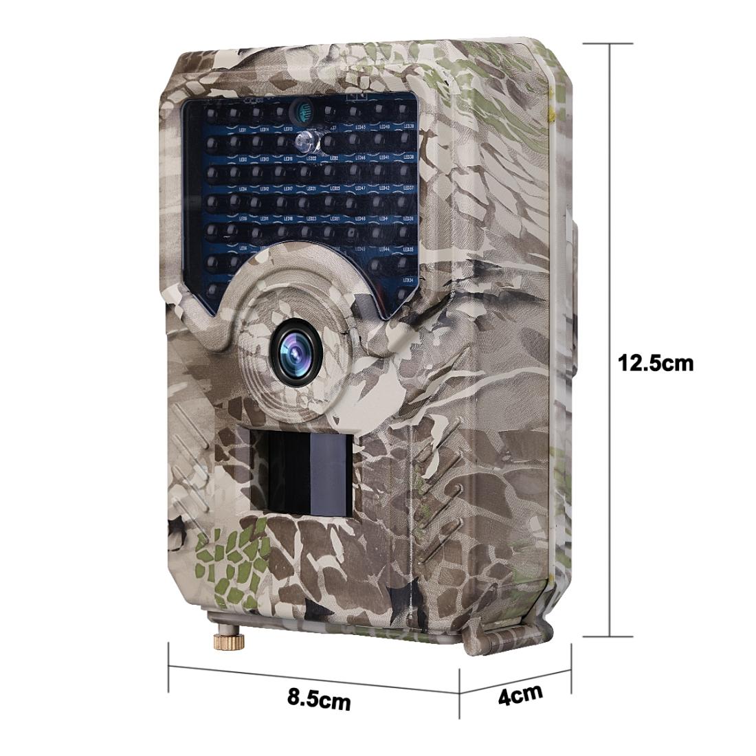 Waterproof Night Vision Trail Camera With Wide Angle And Pir Sensor