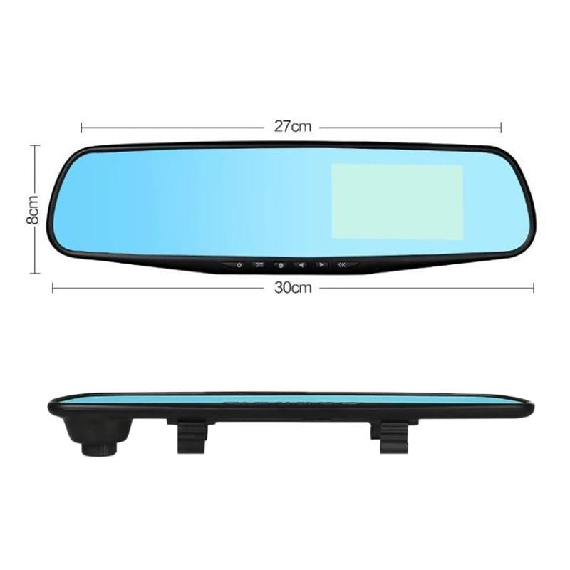 4.3 Dual-lens Hd Night Vision Driving Recorder with Parking Monitoring and Motion Detection - Vs6 Car