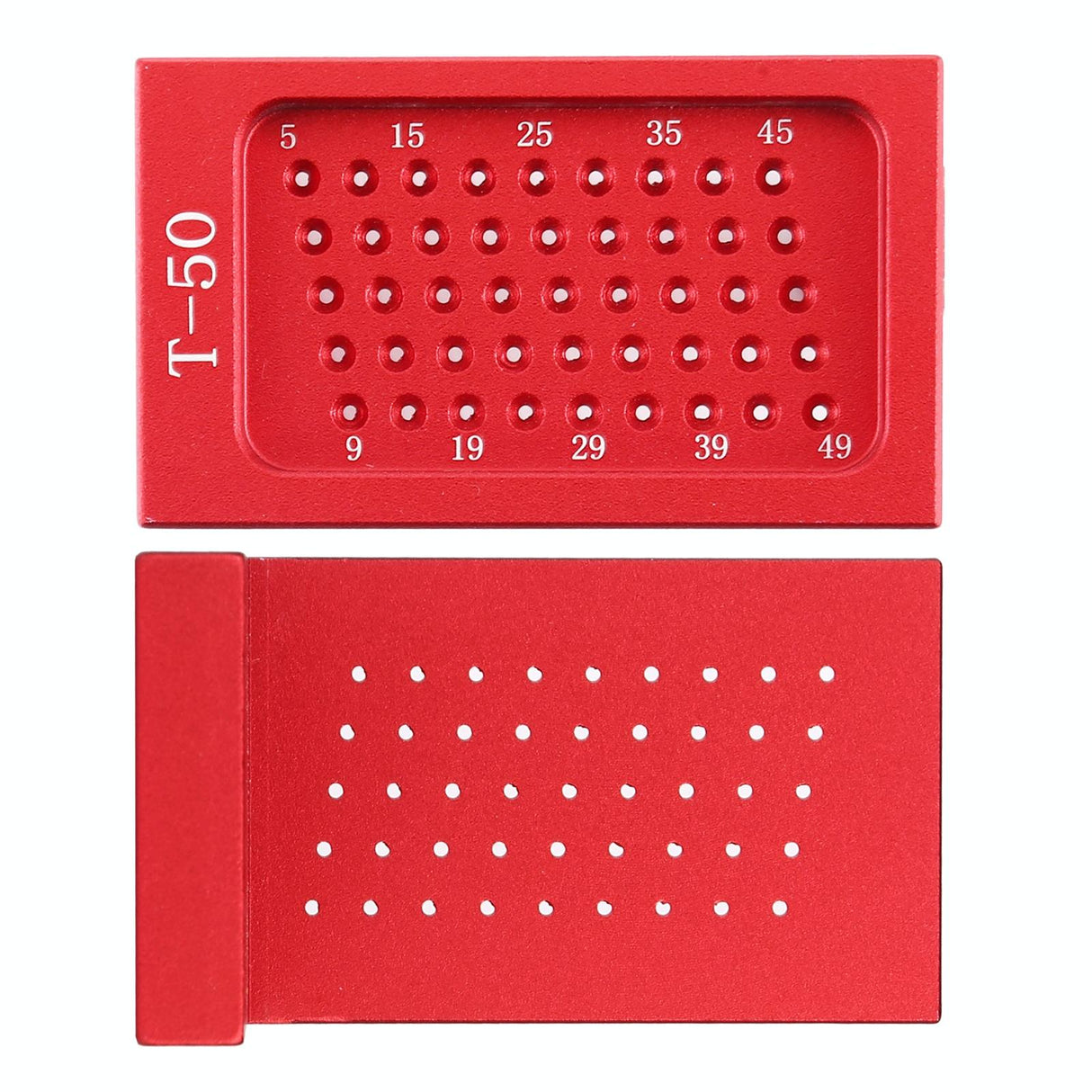 Woodworking L-shaped Ruler for Marking and Fixing - T50 Aluminum Alloy