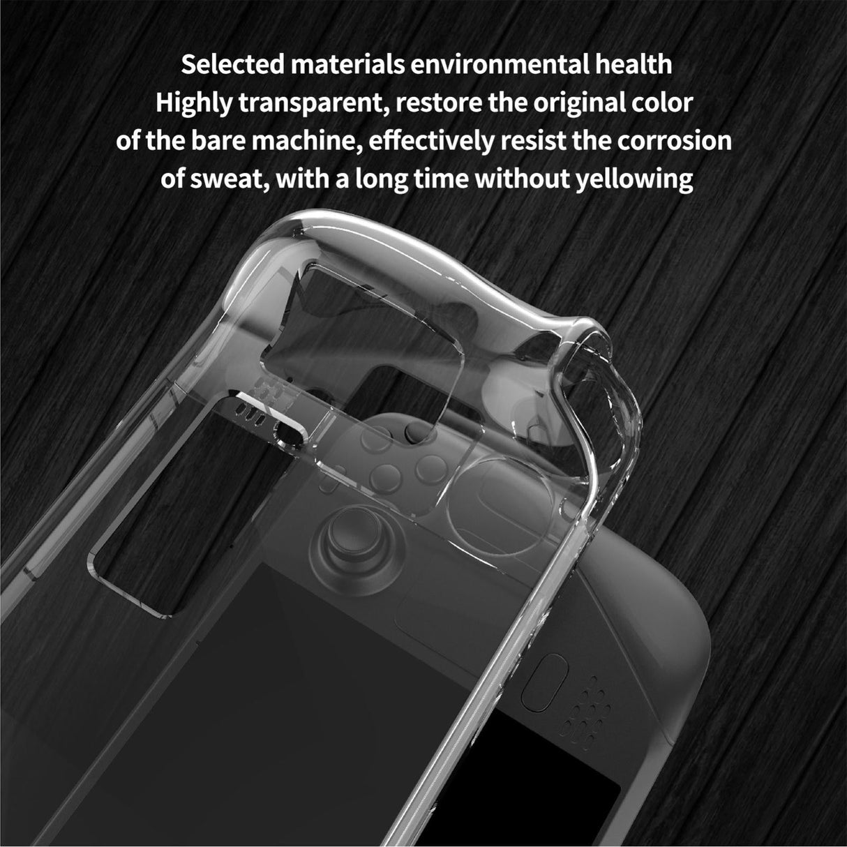 Crystal Hard Shell Case for Game Console - Split Design