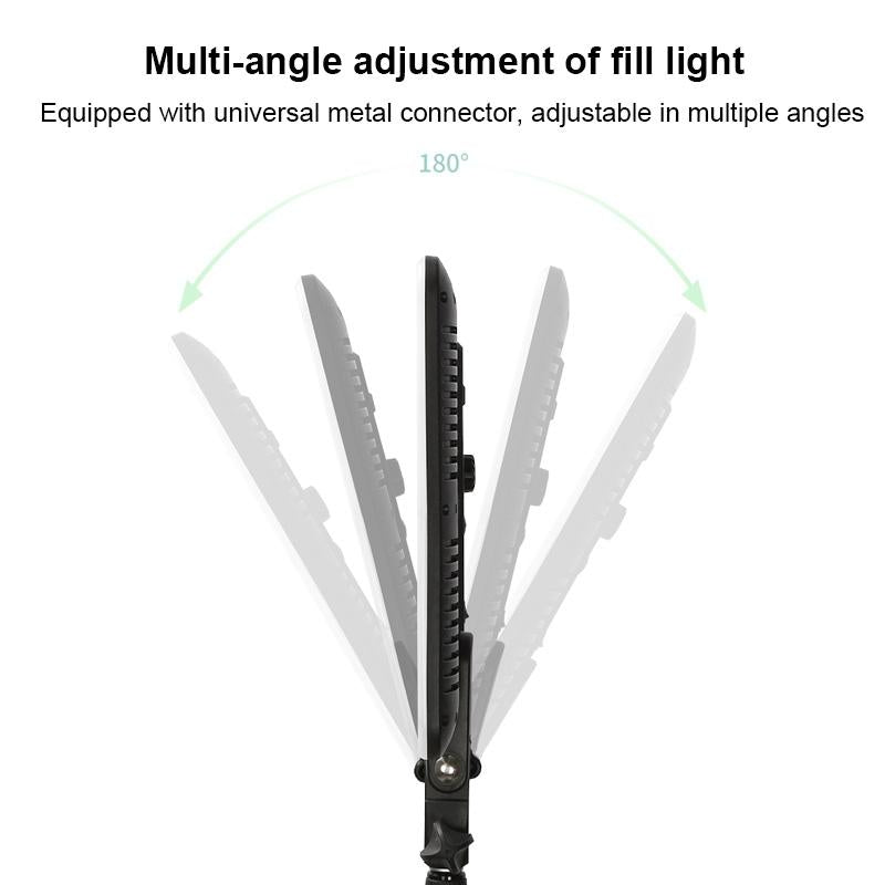 600 Led Flat Fill Light with Remote & Display - Ttv-600