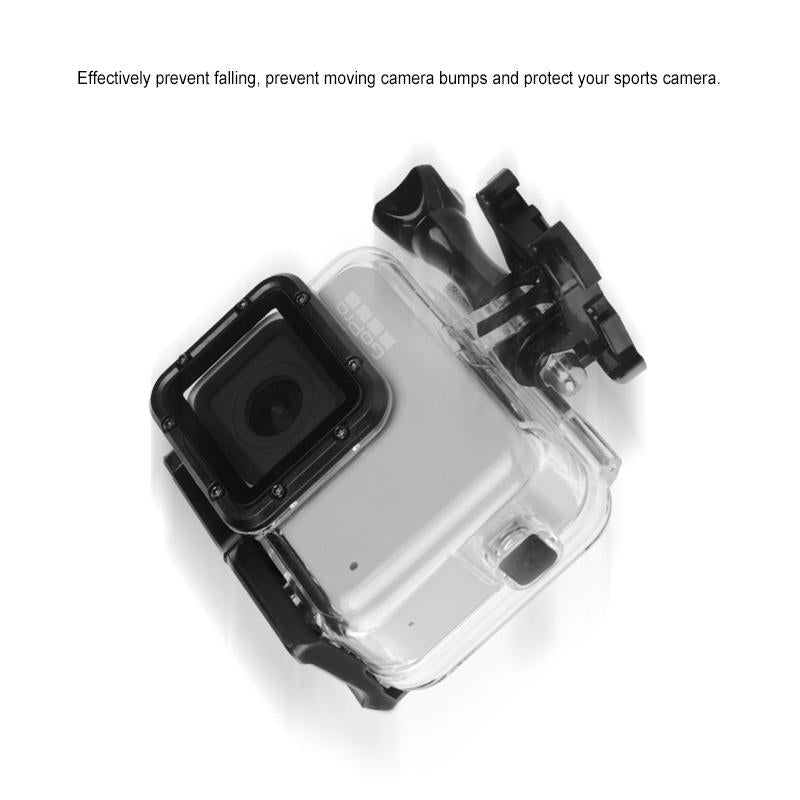 Waterproof Touch Back Cover for Gopro Hero7 - White / Silver