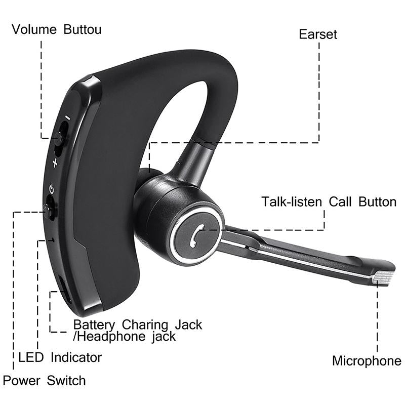 Business & Car use Bluetooth Earphone - Wireless