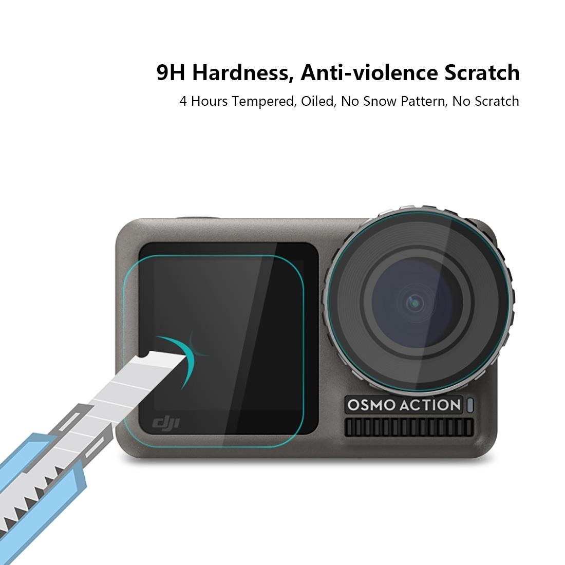 9h Tempered Glass Film for Dji Action Lens and Lcd Display