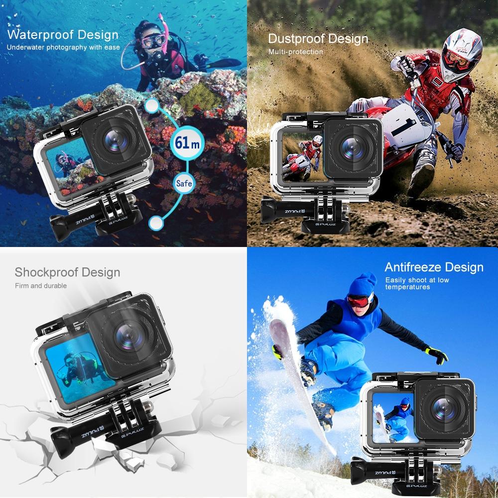 Waterproof Diving Case for Dji Action Camera - 61m Depth