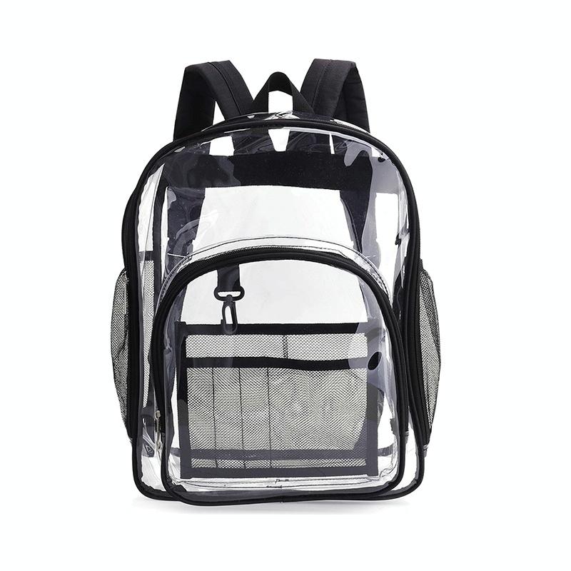 Waterproof Pvc Backpack for Students - Compact and Durable - Candy Colour Pink