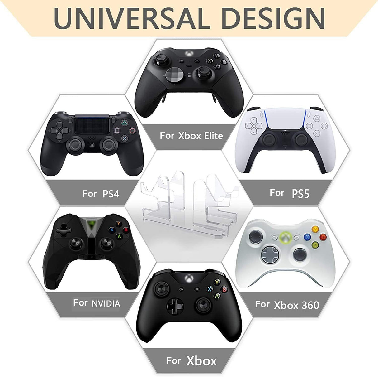 Acrylic Game Console Stand for Xbox Elite / Ps4 / Ps5 / Nvidia