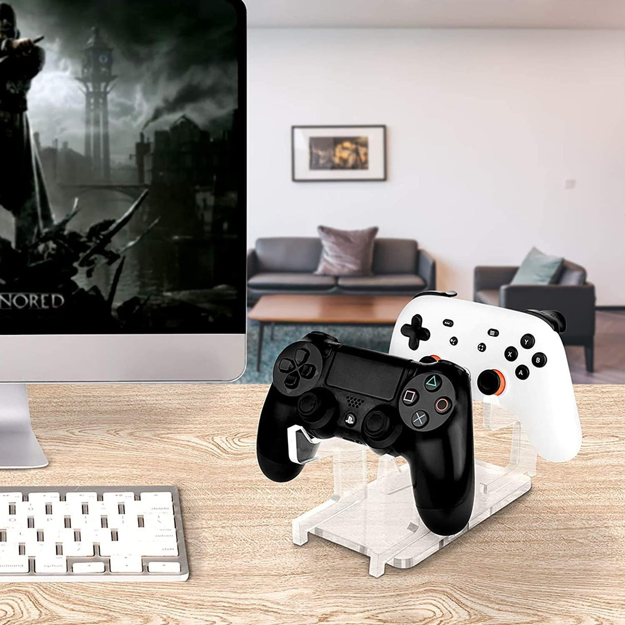 Acrylic Game Console Stand for Xbox Elite / Ps4 / Ps5 / Nvidia