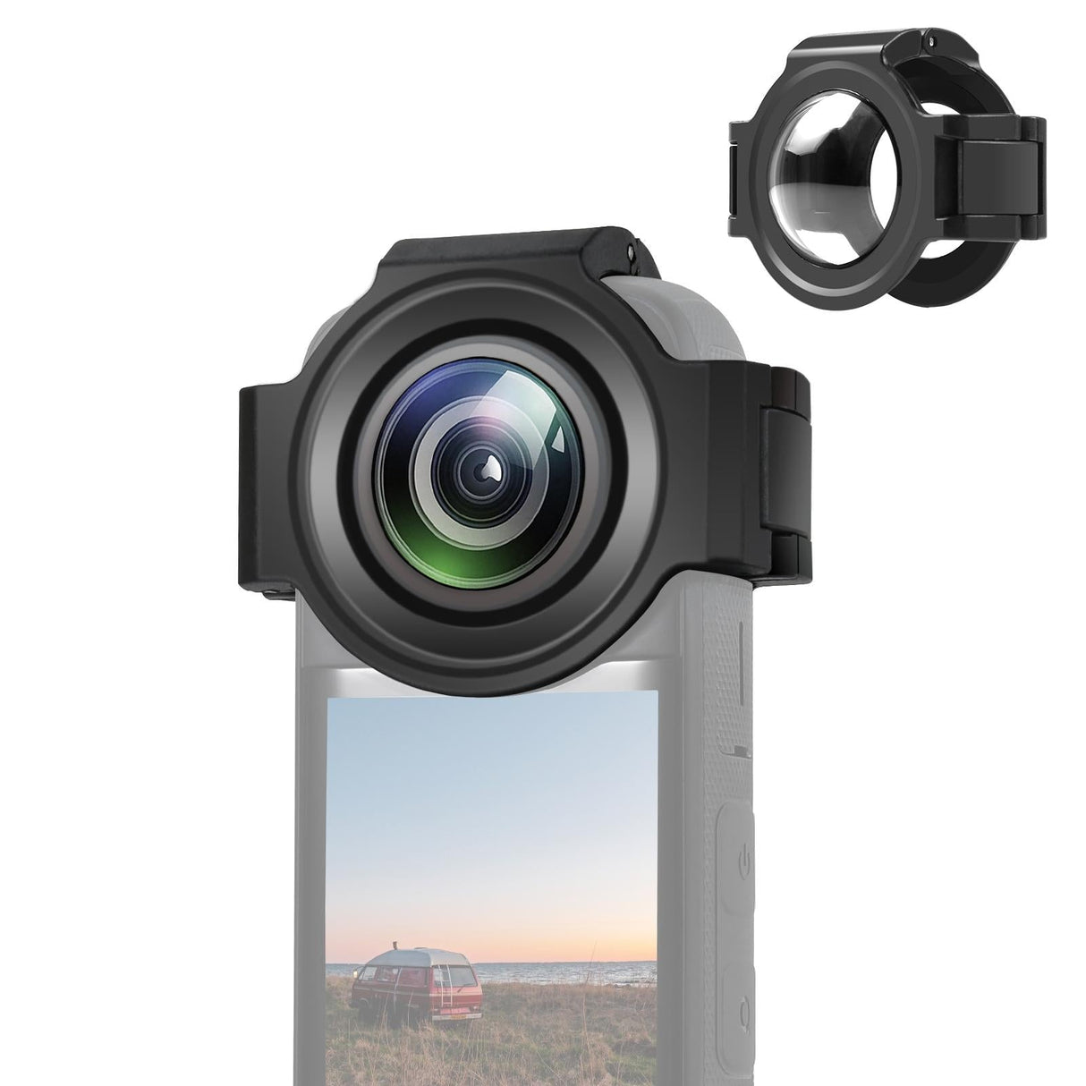 Upgraded Optical Glass Lens Guard for Insta360 X3 - Protective Cover