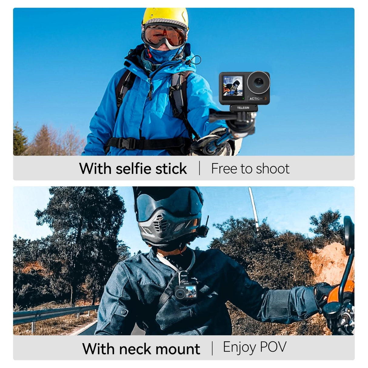 Accessory Kit for Dji Action 3 Action Camera
