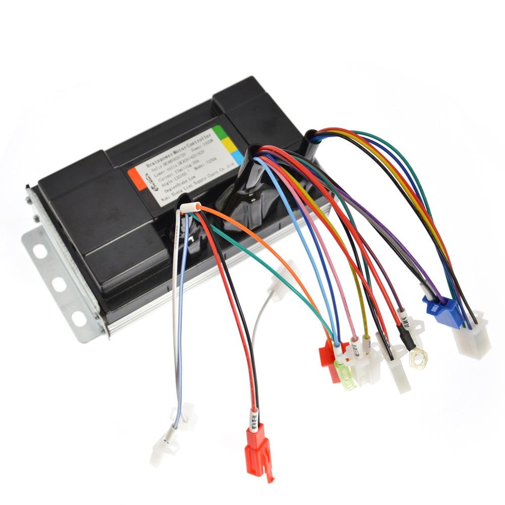 Intelligent 1500w Sine Wave Motor Controller for 48v / 60v / 72v Evs