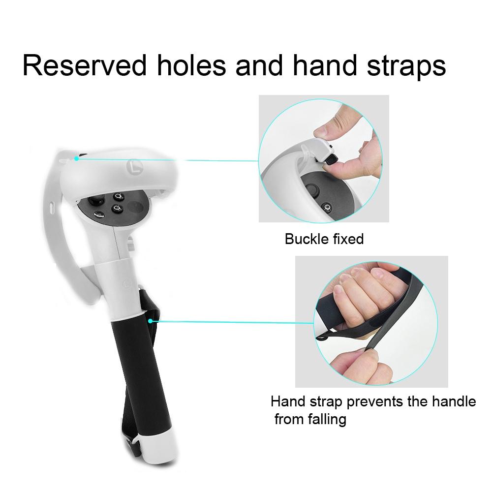 Vr Controllers for Beat Saber on Meta Quest 2 - Long Stick