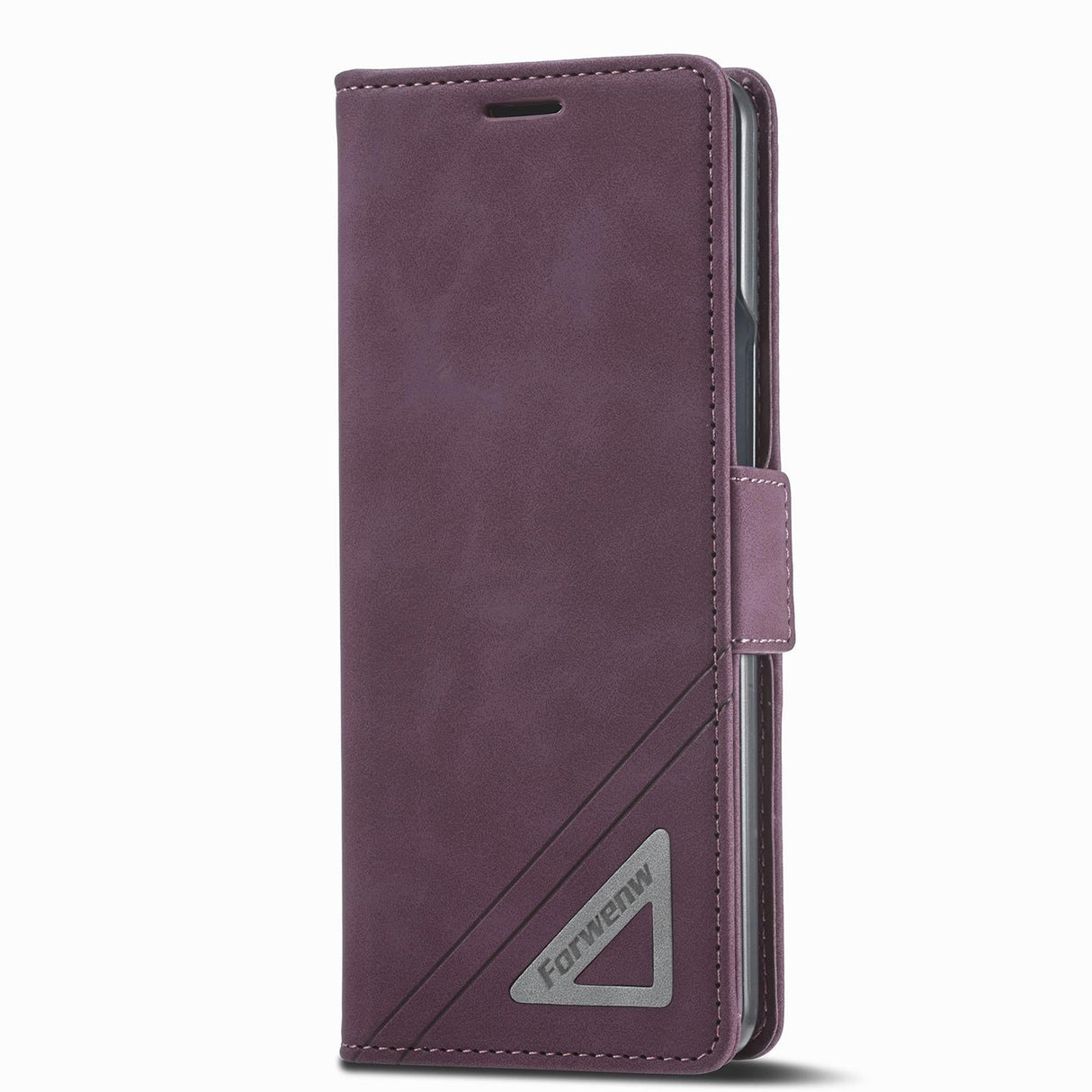 For Samsung Galaxy Z Fold4 5G Leather Dual Side Buckle Phone Cover - Black