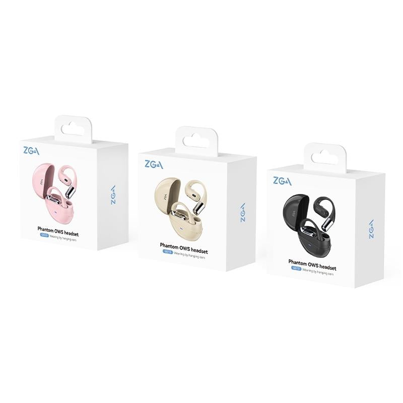 Phantom Open Wireless Bluetooth Earphones - Zga Gs13 - Black