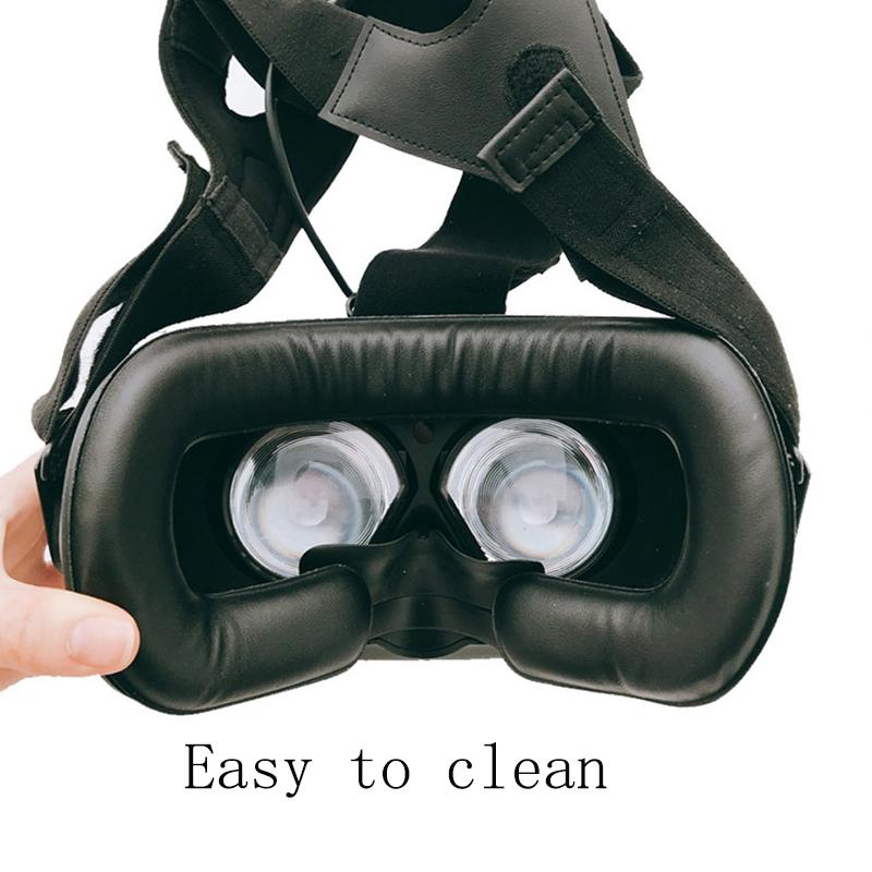2-pack Leather Eye Masks for Htc Vive Vr Headset - Thick 2Cm