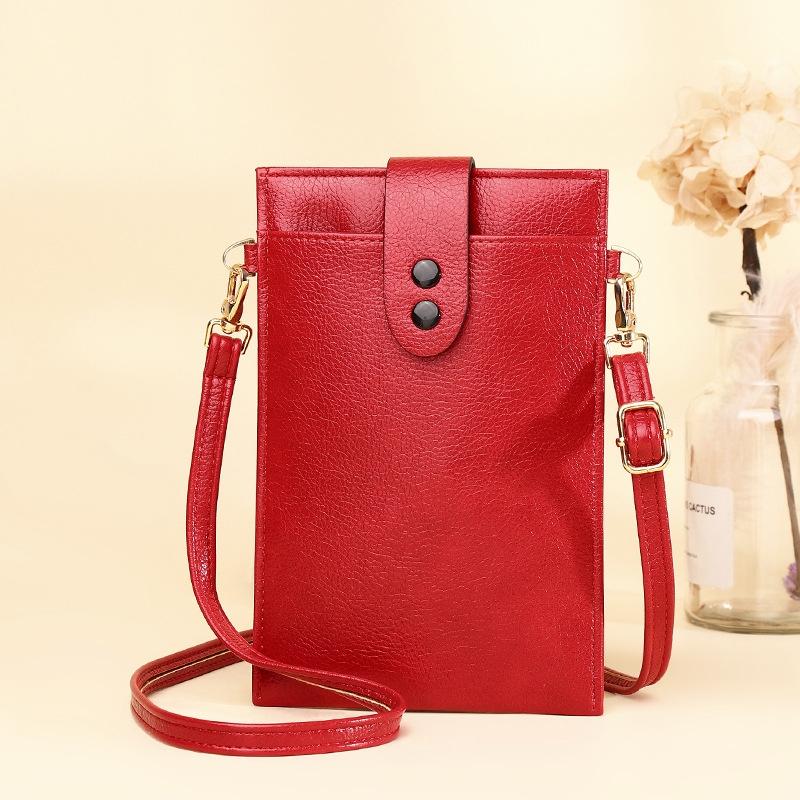 Retro Mini Shoulder Bag For Casual Cross Body Use - Red
