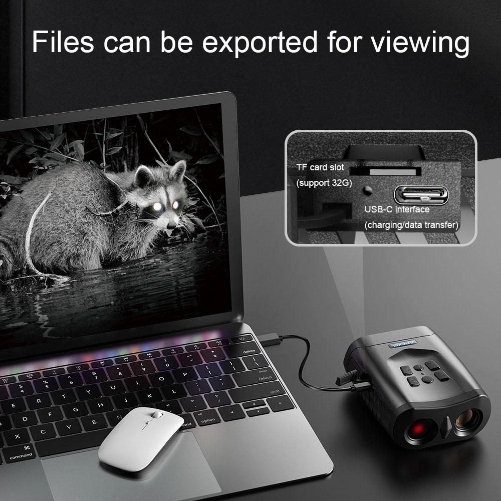 Portable Digital Night Vision Binoculars with 3-inch Hd Lcd Screen