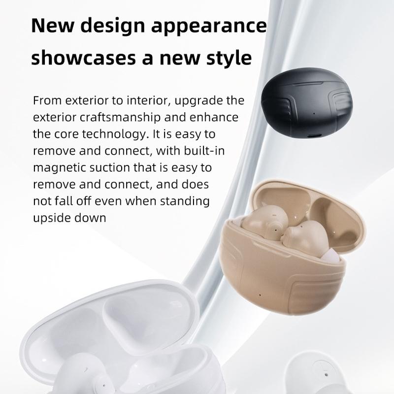 Wireless Noise-cancelling Earbuds with Charging Case - White