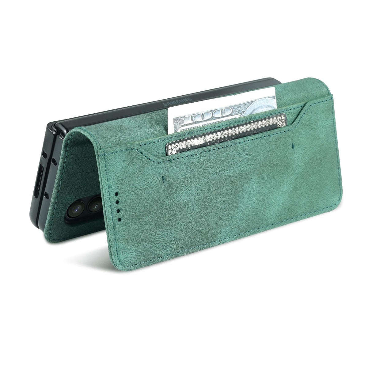 For Samsung Galaxy Z Fold4 5G Horizontal Flip Tpu Phone Case - Blue