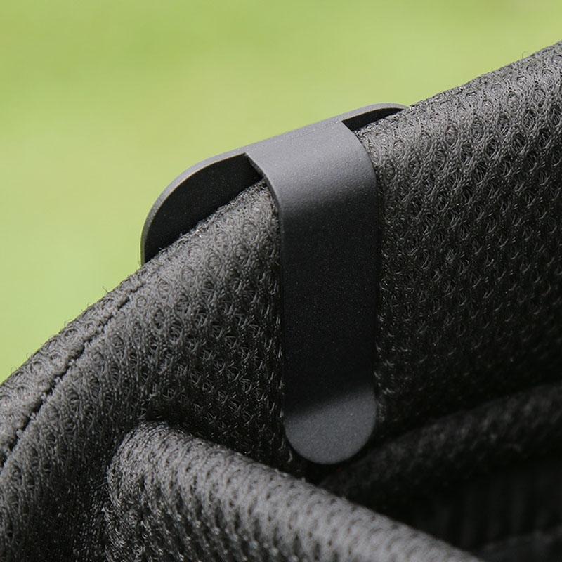 Lightweight Golf Rangefinder with Magnetic Buckle and Belt Clip - Black