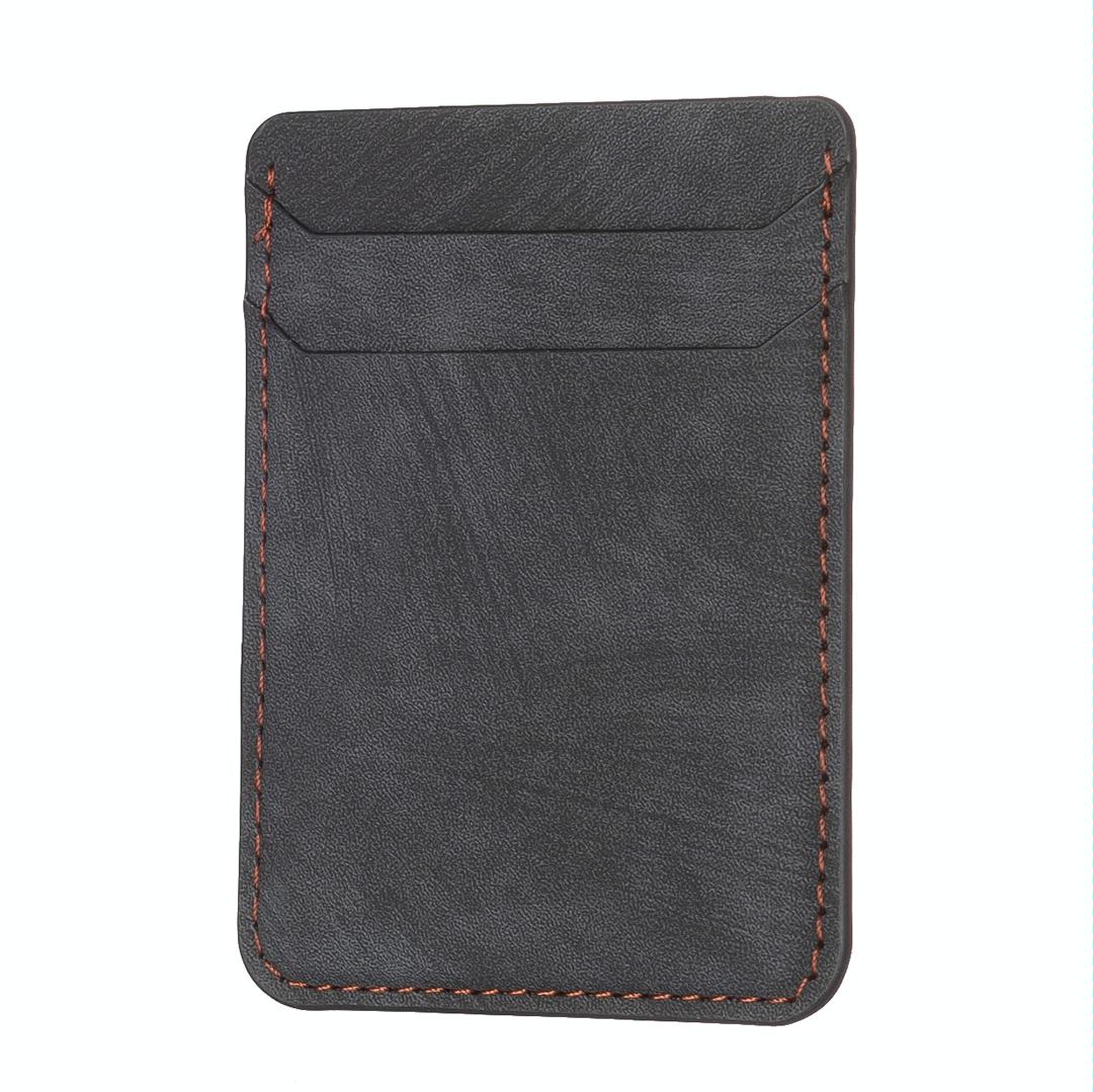 Frosted Card Bag Sticker For Mobile Phones - Dark Purple