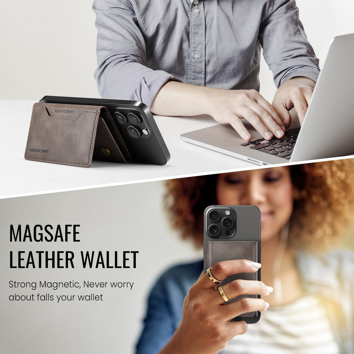 Rfid Card Bag Magsafe Compatible - Black