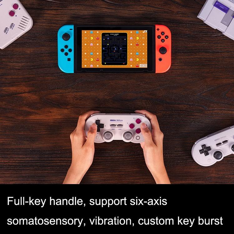 Light Gray Wireless Gamepad for Nintendo Switch