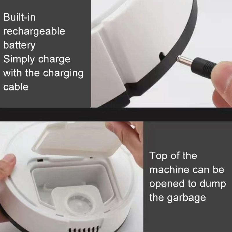 Smart Usb Charging Robot Vacuum for Family Cleaning - Yellow