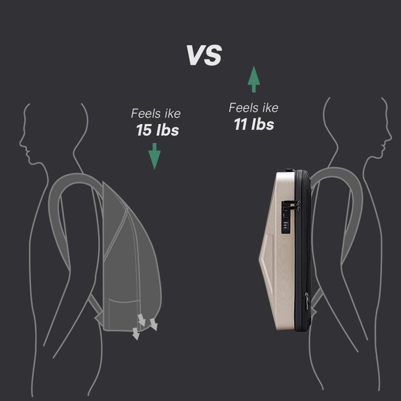 Expandable Business Backpack For Men Black