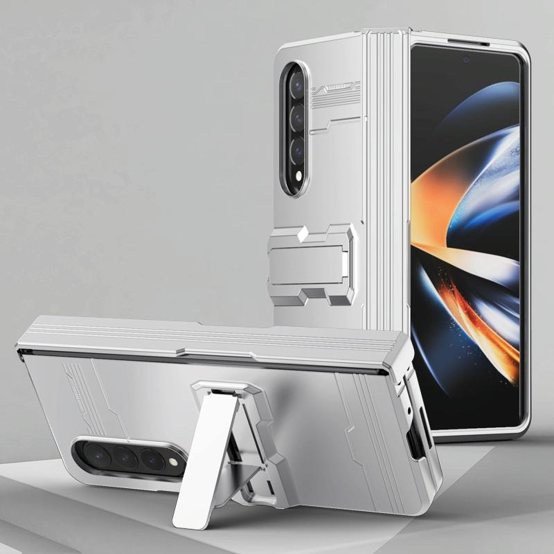 For Samsung Galaxy Z Fold4 5G Anti-Fall King Kong Phone Case - Black
