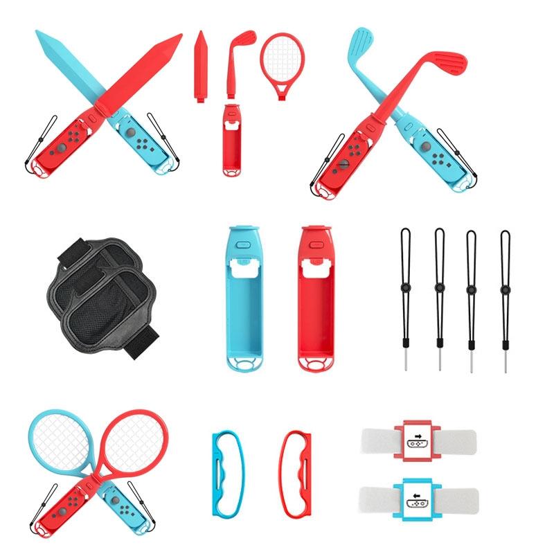 18-in-1 Sports Set with Lightsaber Golf Racket and Grip