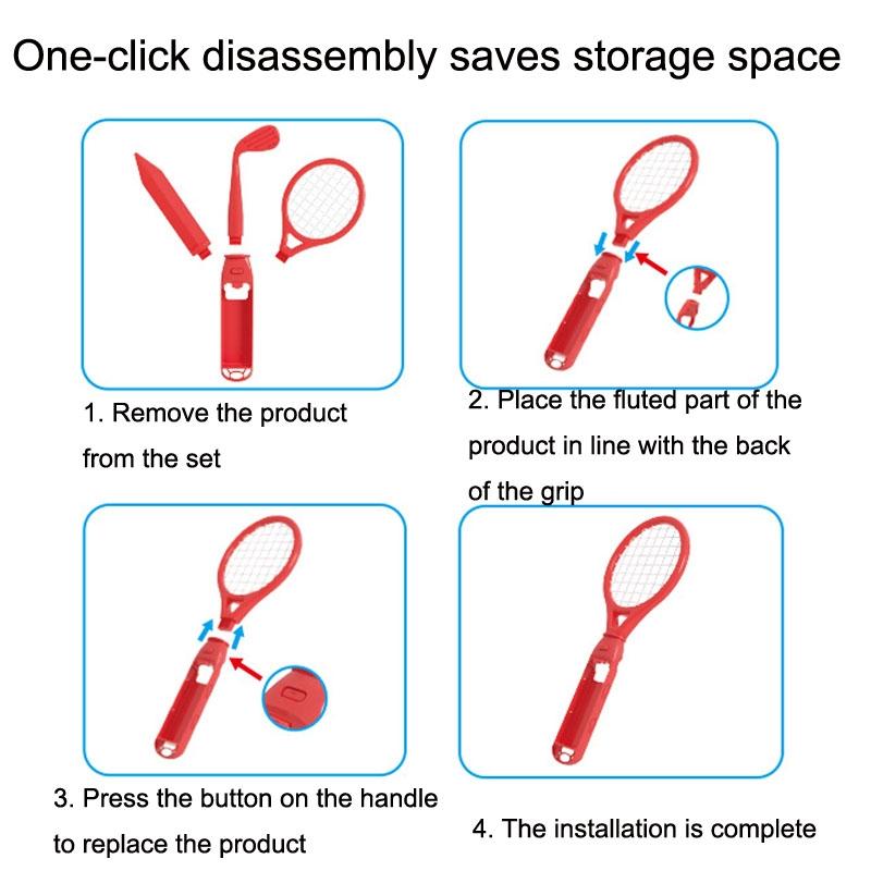 18-in-1 Sports Set with Lightsaber Golf Racket and Grip