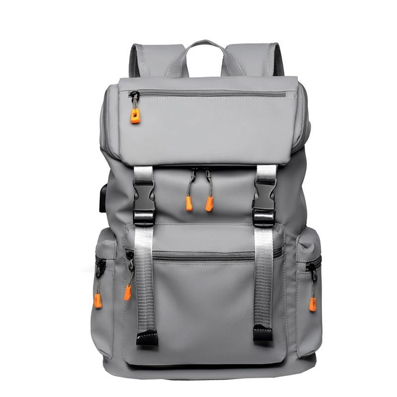 Men Business Travel Backpack - Spacious and Stylish - Black