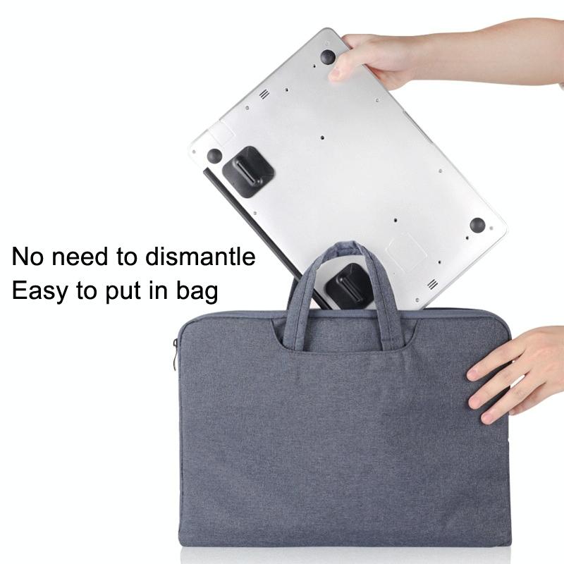 Foldable Laptop Stand - Portable and Compact - White