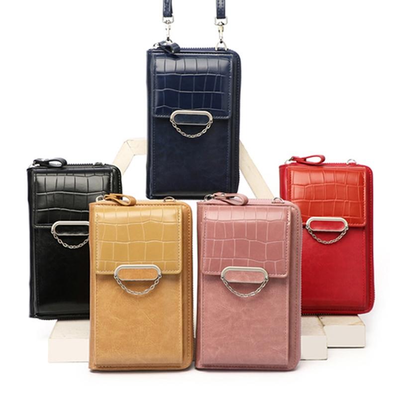 Versatile Women Crossbody Wallet For Phones - Red