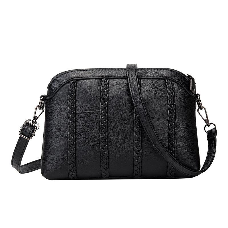 Multifunctional Double Layer Woven Handbag - Woven
