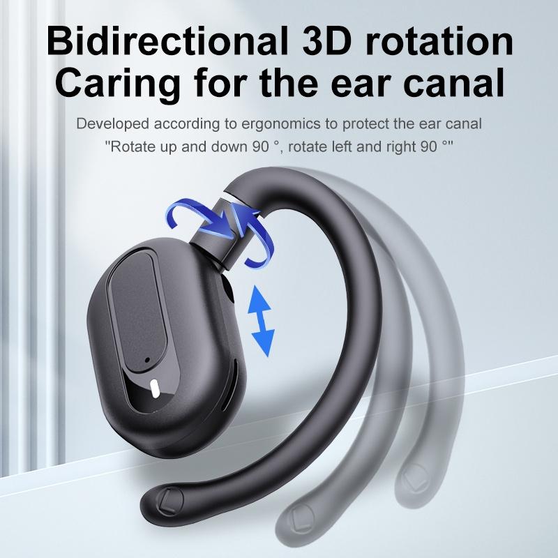 Wireless Stereo Earphones with Charging Case - Outdoor Sound - Black